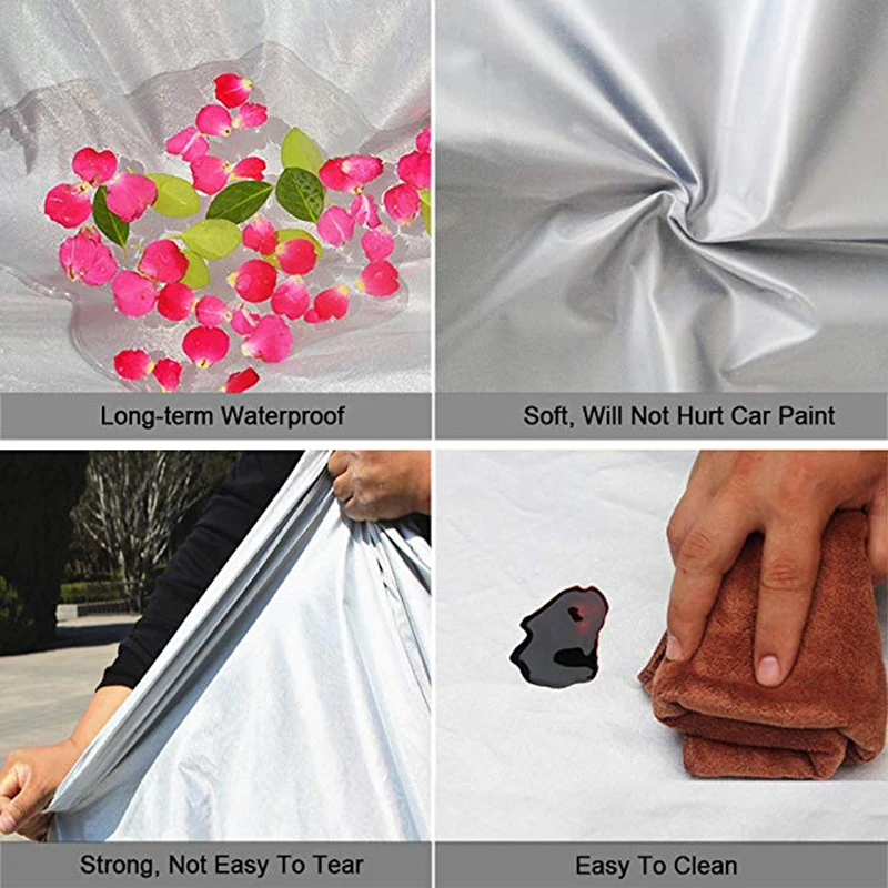 kayme waterproof full car covers sun dust rain protection car cover auto suv protective for mercedes benz w203 w211 w204 cla 210 free global shipping