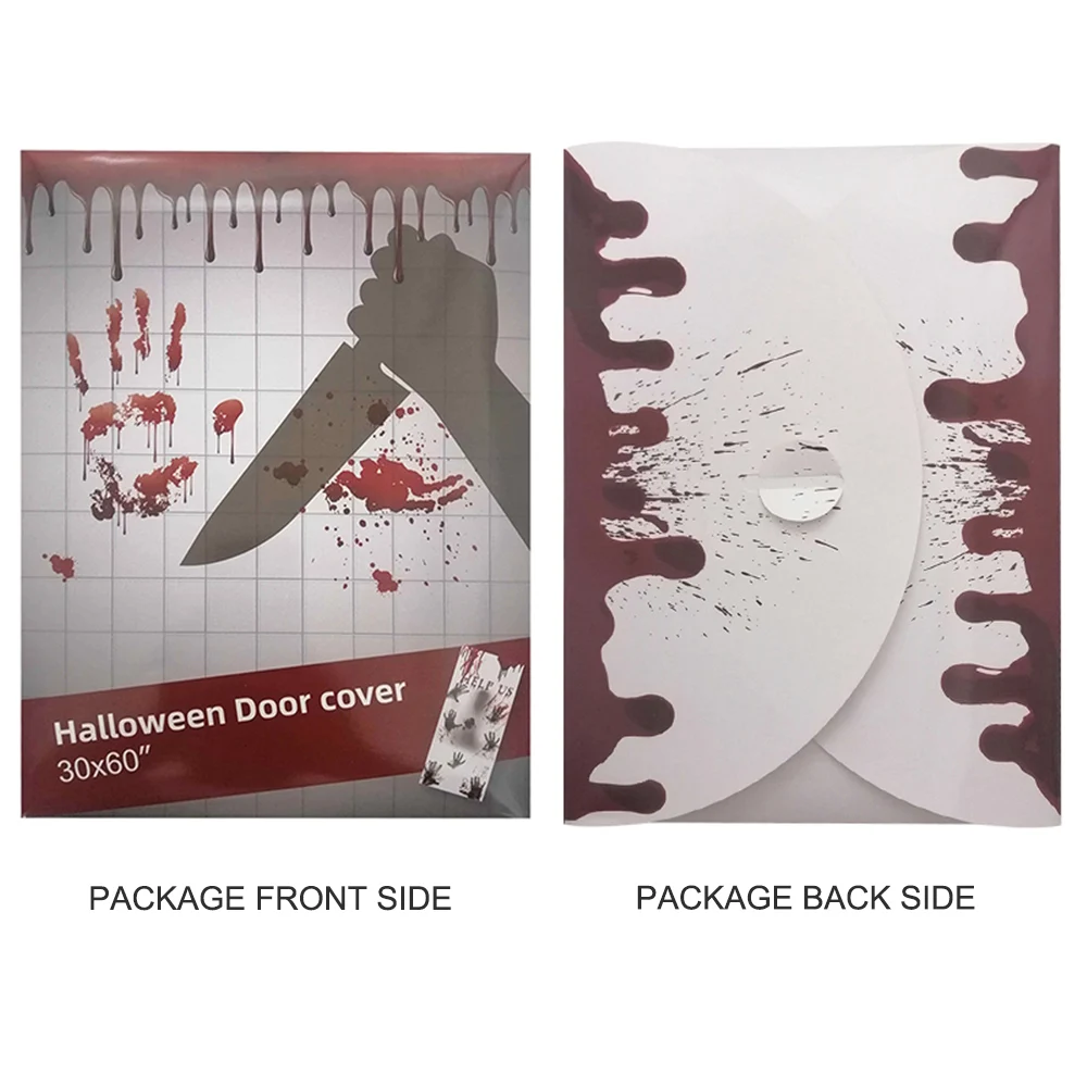 Занавеска на Хэллоуин 30*60 дюймов дверная занавеска оконная декор стола помогите