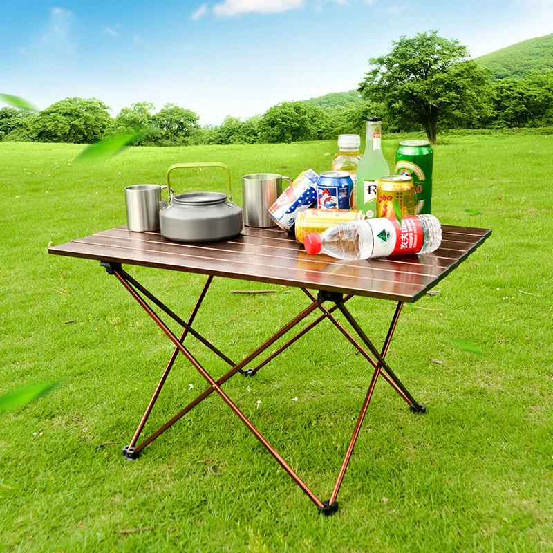 Складной стол для барбекю из алюминиевого сплава портативный настольный пикника