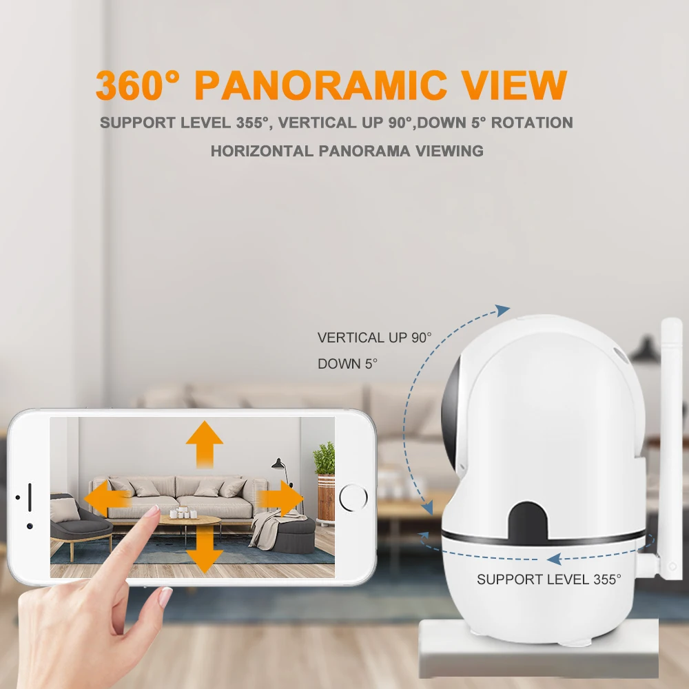 1080P Wifi IP камера Облачное хранилище ИК Ночное Видение двухстороннее аудио