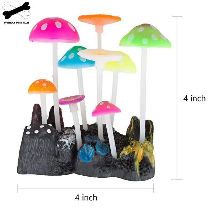 Имитация кораллового светящегося эффекта искусственное растение аквариумное