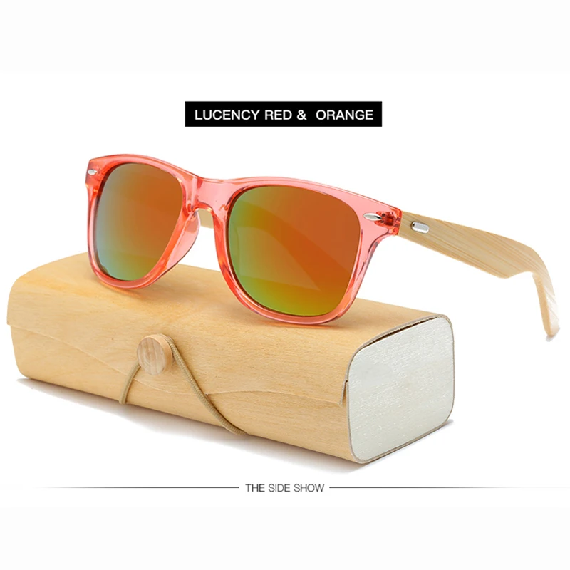 

Wood Sunglasses Men Women Square Bamboo Women for Men Women Mirror Sun Glasses Retro De Sol Masculino 2017 Handmade with Case
