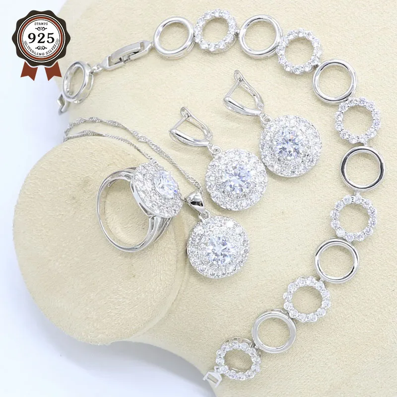 Свадебный браслет серьги ожерелье кулон кольцо подарочная коробка|Ювелирные