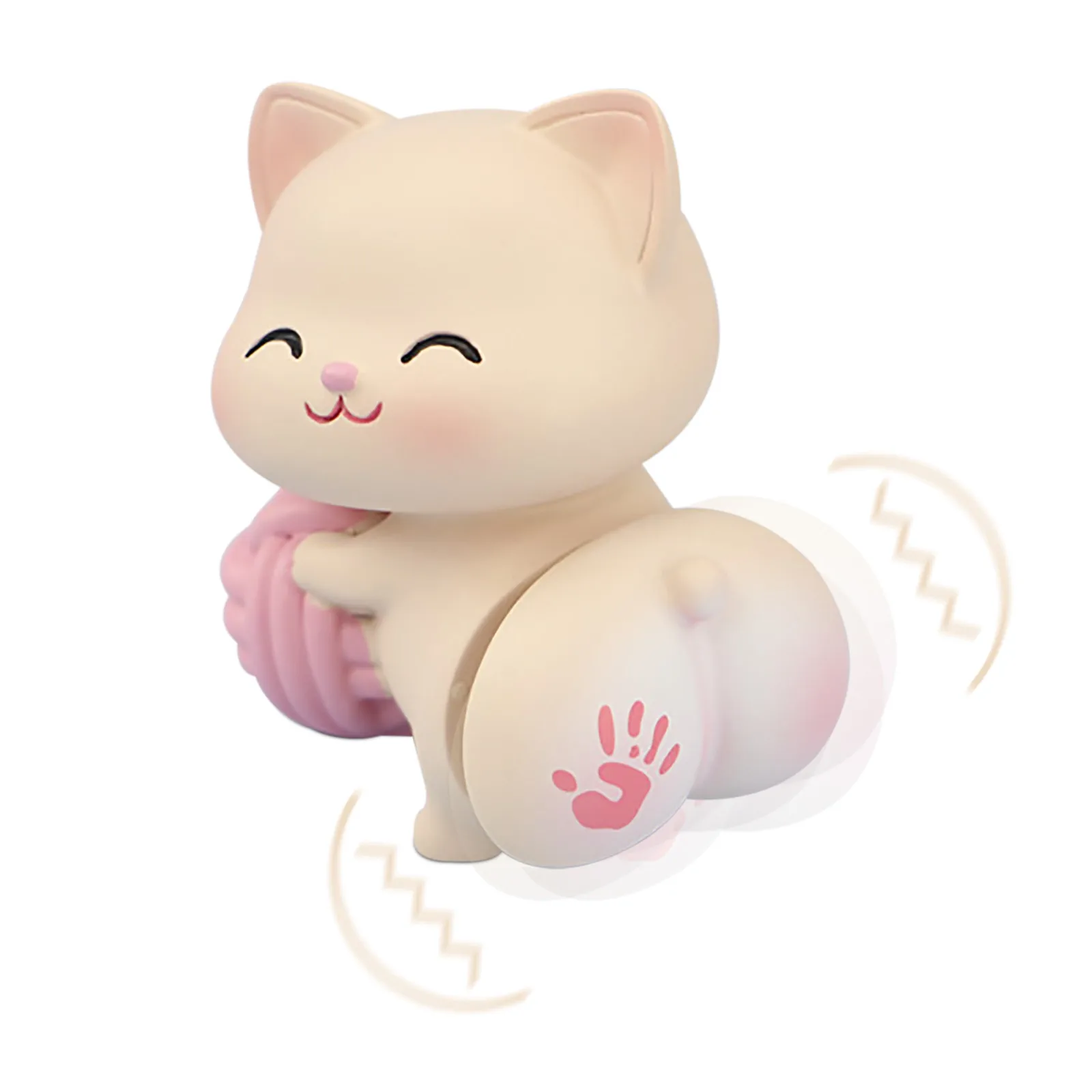 

Home Statues Ornaments Creative Cute Cat Rocking Butt Decoration Cartoon Net Red Pig Baking Cake Garden Miniature Home Decor