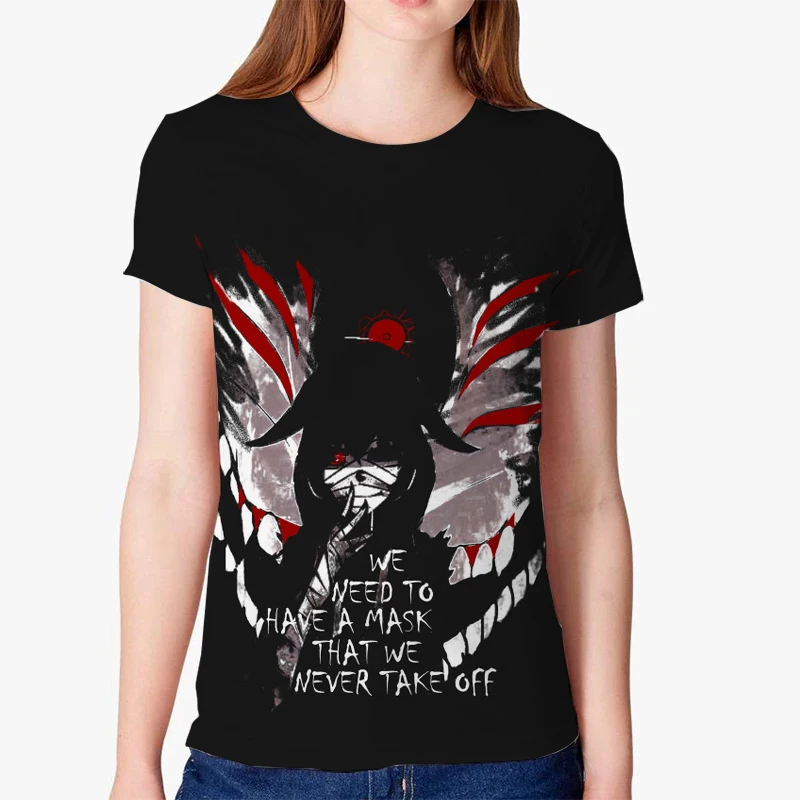 

2020 Tokyo Ghoul T Shirt Women Fashion Anime T-shirts Summer Short Sleeve Funny Cartoon Tees Woman Tshirt Tops Ladies Plus Size