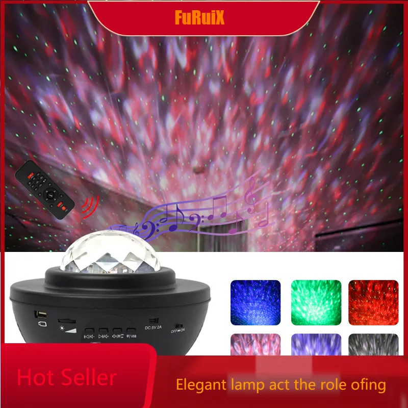 

Colorful Starry Sky Galaxy Projector Nightlight Child Blueteeth USB Music Player Star Night Light Romantic Projection Lamp Gifts