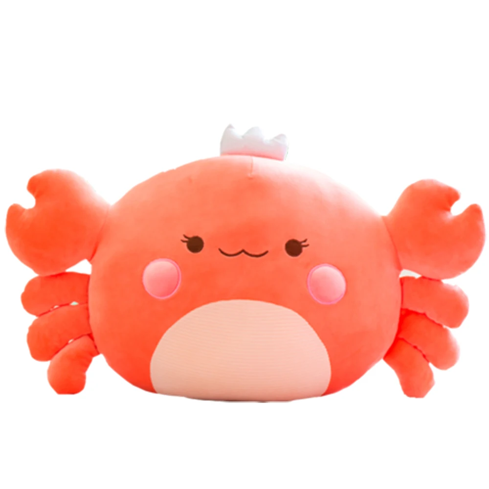 Милый Краб оранжевая фуксия-коричневая кукла аквариум большая ворота плюшевые