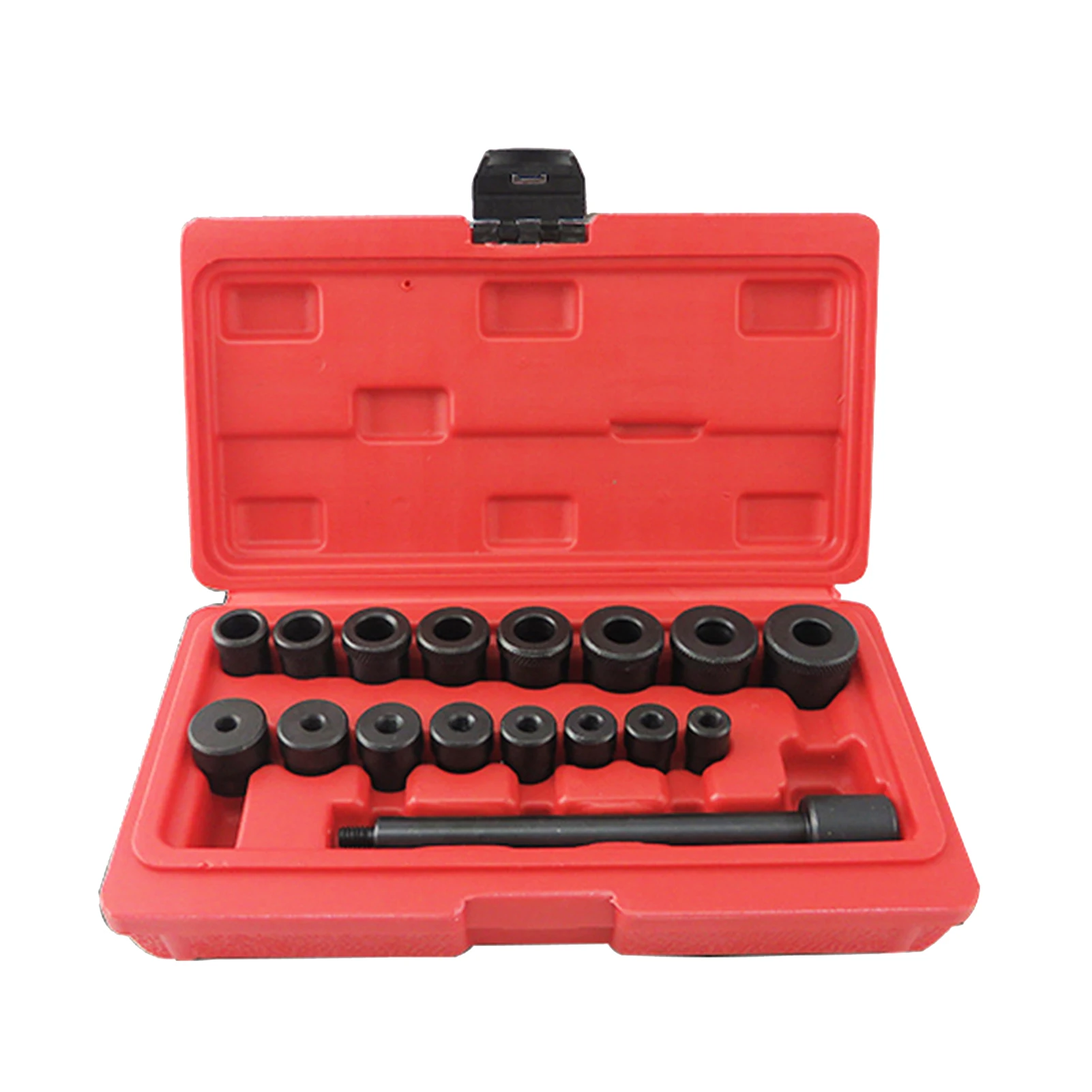 

Clutch Alignment Tool Kit 17pc Flywheel Pilot Hole and Clutch Drive Plate Aligning Tool Automobile Installation with Plastic Box