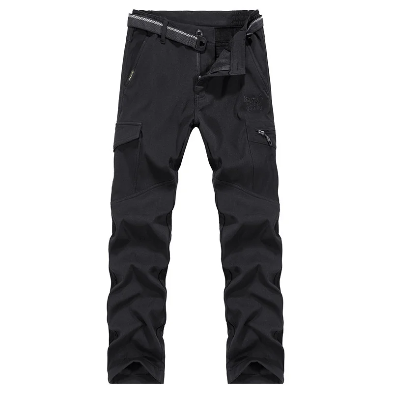 WISH846 Black Мужские брюки-карго с несколькими карманами, для работы, дышащие, быстросохнущие, армейские, мужские брюки, повседневные, летние, Осенние, свободные, военные, тактические, мужские брюки - Цвет: WISH846 Black