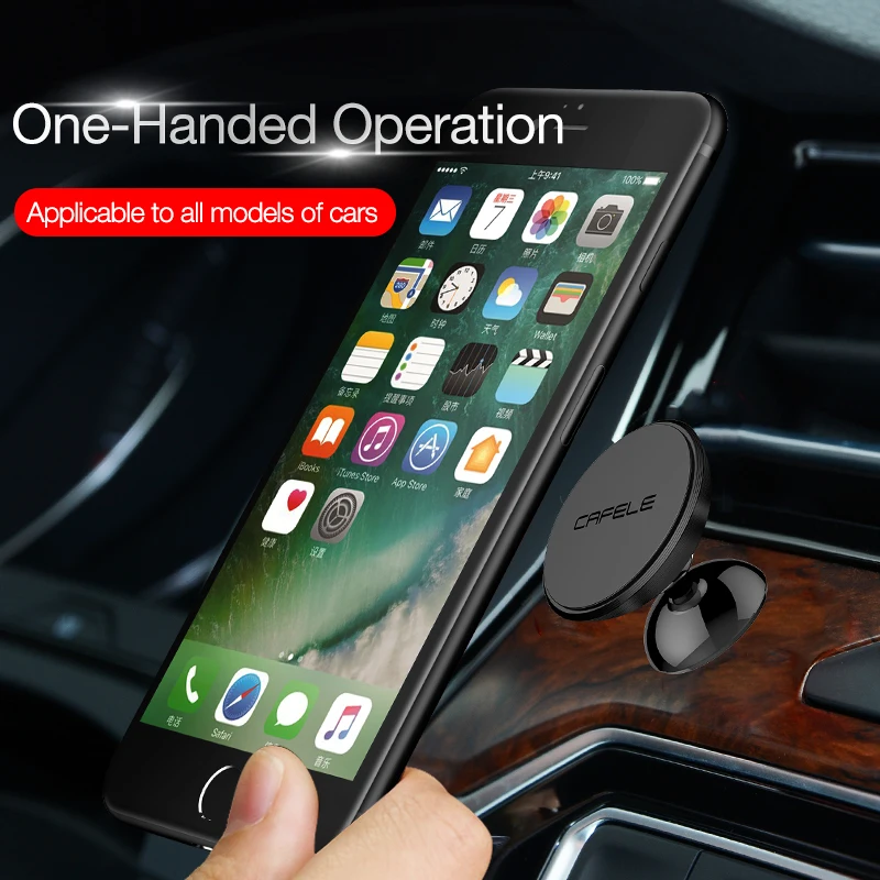Cafele Universal Magnet Car Phone Holder for Phone in Car Paste 360 Rotation for iPhone Samsung huawei Xiaomi