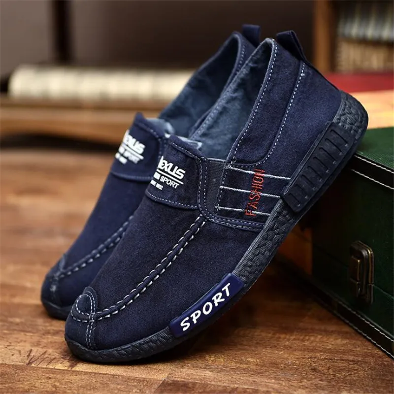 

2020 New Trend Canvas Spring Summer Autumn Casual Shoes Men Breathable Footwear Lazy Shoes Lace Up Men Shoe