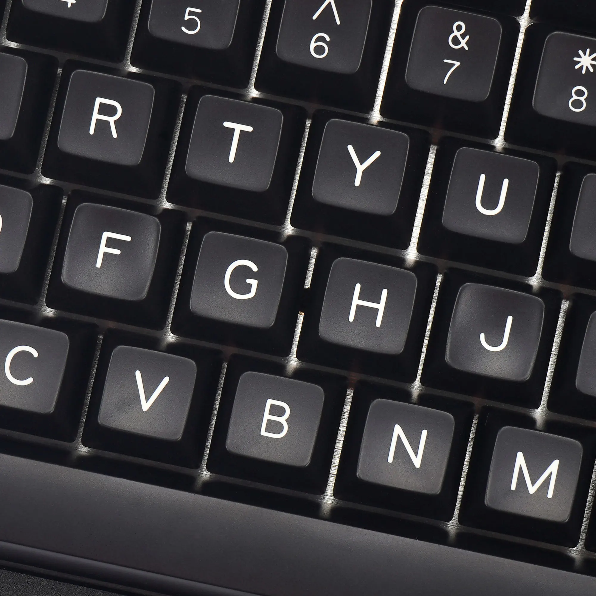 Maxkey white on black SA high ABS material 127 key comfortable knocking feel suitable for most mechanical keyboards | Компьютеры и
