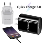 QC 3,0 USB зарядное устройство с одним портом, быстрая зарядка, мобильный телефон, зарядное устройство USB, зарядное устройство для путешествий, умный планшет, зарядная головка для iPhone X XS XR