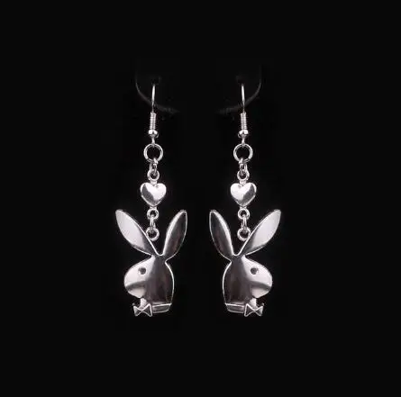2020 милые серьги в стиле Харадзюку с забавными лезвиями и кроликом эстетические