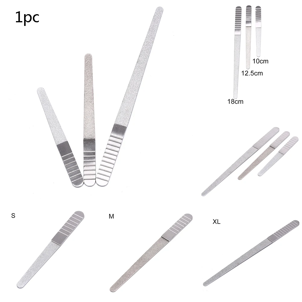 

Stainless Steel Nail Files Buffer Sanding Polishing Nail Grinding Blocks Grind Sand Nail Art Pedicure Manicure Metal