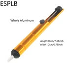 Насос для удаления оловянного пистолета из алюминия, синегозолотого цвета, вакуумный насос, сварочный инструмент для пайки