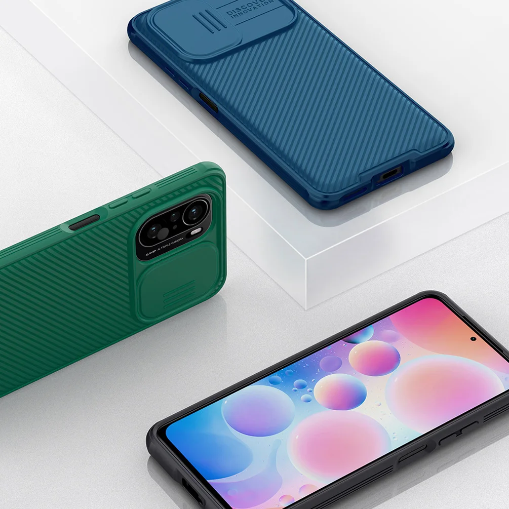 For Xiaomi Redmi K40 Poco F3 Case Nillkin CamShield Pro Camera Protection Case For Redmi K40 Pro+ Plus Classic Lens Cover