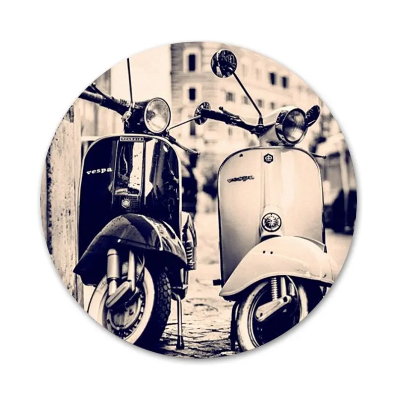 Vespa Значки для скутера значки одежды рюкзака украшение 58 мм |