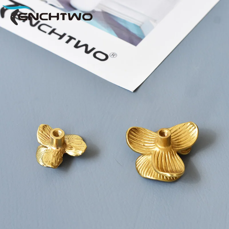 TENCHTWO Ретро латунь ручка для выдвижного ящика шкафа гардероба дверь тянет Золотой