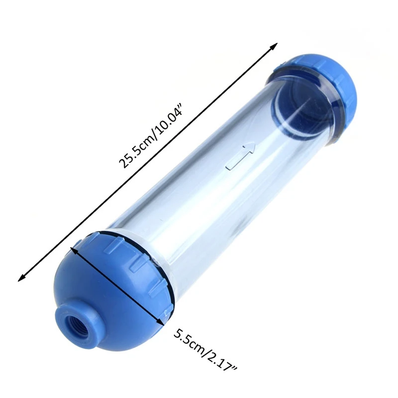 t33 tubo de filtro de concha transparente de osmose reversa