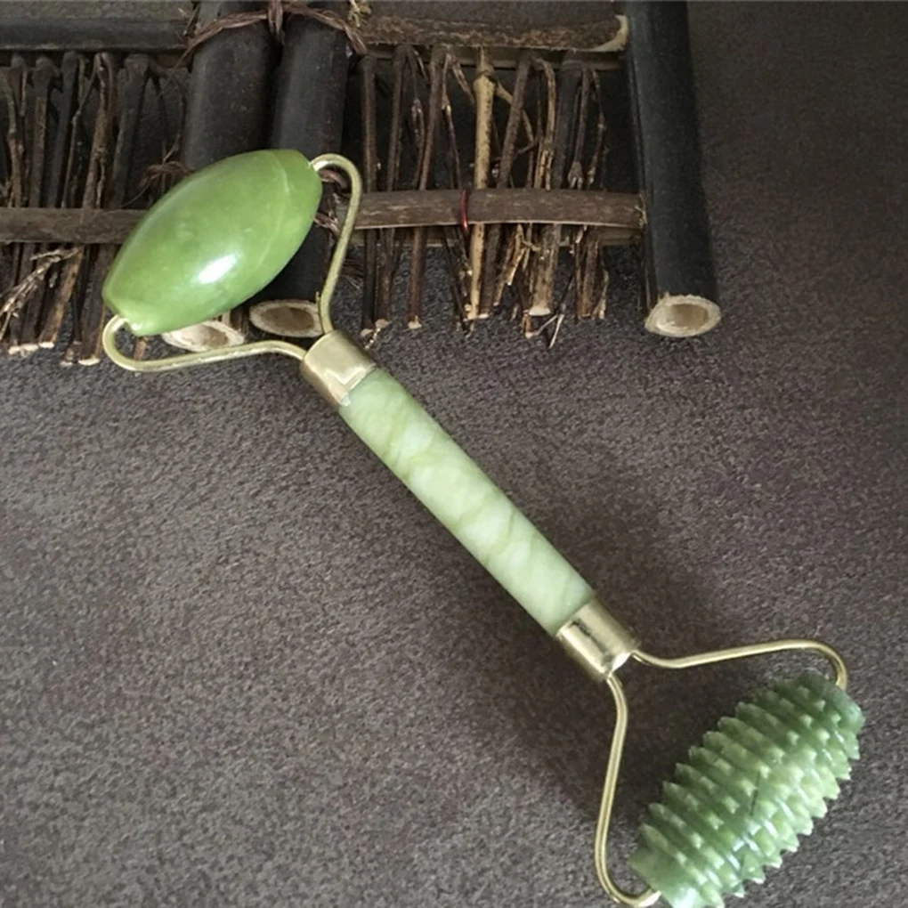 

Facial Massage Roller Double Heads Jade Roller Face Body Skin Relaxation Slimming Beauty Tool
