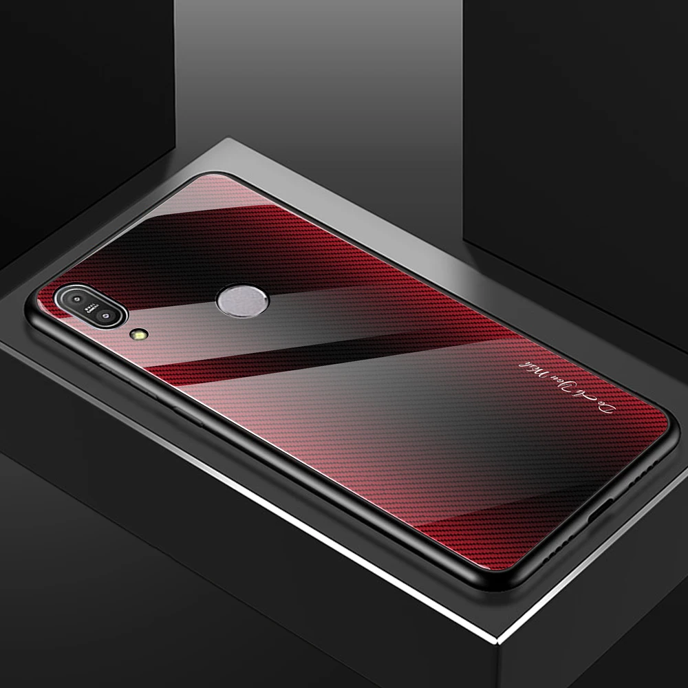 Роскошный чехол для телефона ASUS Zenfone Max Pro M1 M2 ZB601KL ZB602KL ZB631KL ZB633KL закаленное стекло чехол с градиентом - Цвет: 01