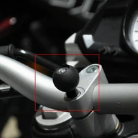 new motorcycle parts handlebar clamp base w 1 ball m8 screw ram mounts moto phone holder motorcycle equipments duranle