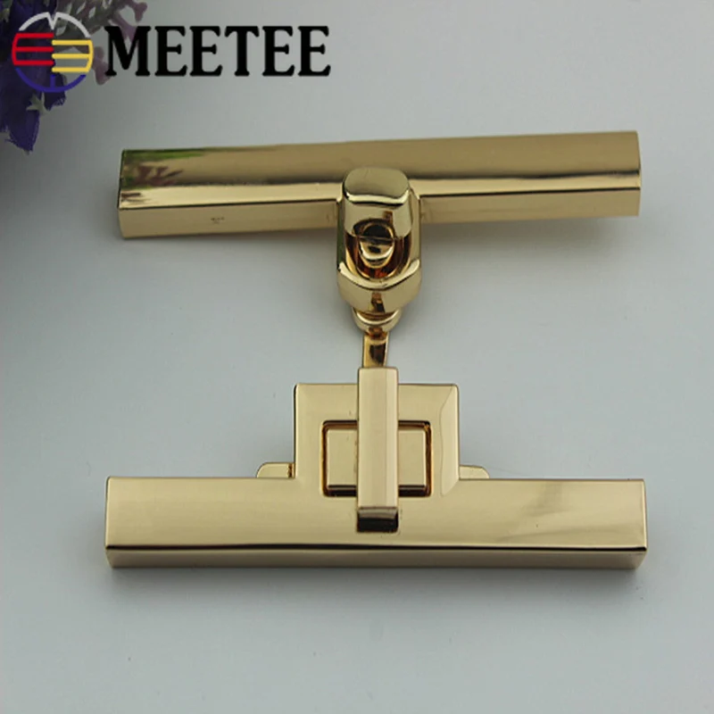 Застежка Meetee с поворотным замком длиной 88/96 мм квадратная пряжка крючком для
