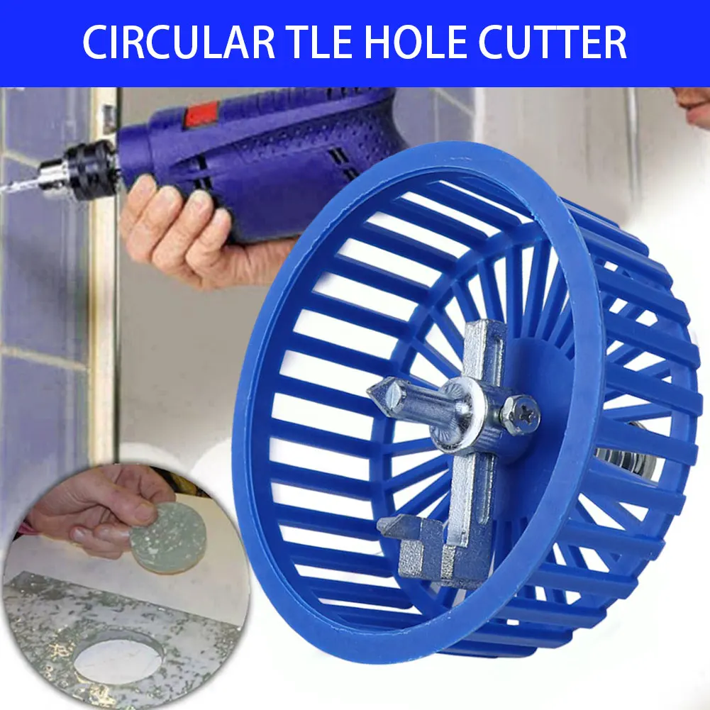 

20-100 мм Открыватель отверстий для плитки круглый керамический Регулируемый инструмент с крышкой сделать отверстия в деревянной резиновой к...