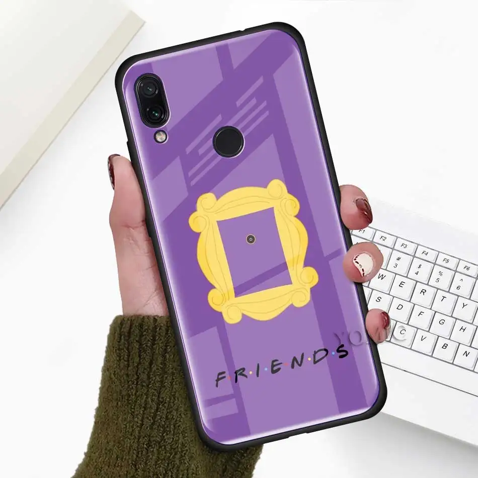 Чехол с закаленным стеклом для Xiaomi Redmi Note 10X 9 9S 8 8T K30 K20 Pro K30i Mi A3 9T 10 Youth|Бамперы| |