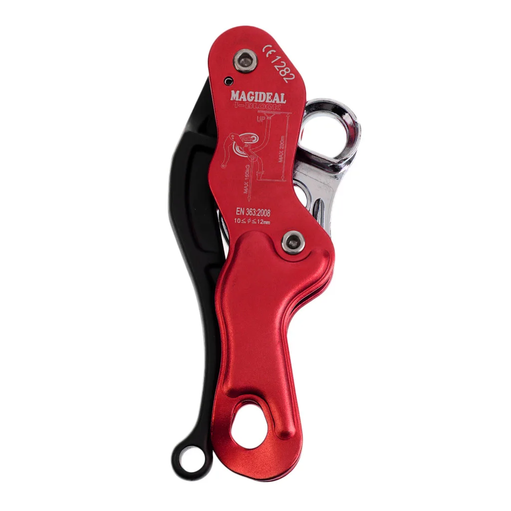 

Climbing Stop Descender Rappelling Belay for 10-12mm Rope, CE Certification