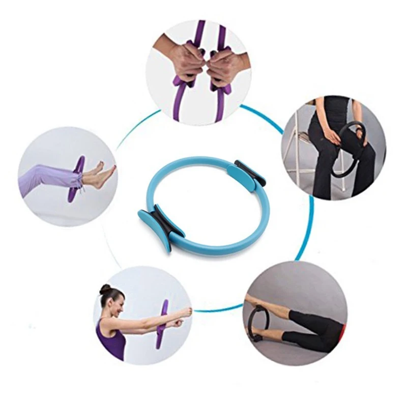 

Yoga Accessories Pilates Circle for Women Sports Exercise and Workout at Home Gym Yoga Ring Fitness Yoga Wheel Gym Equipment