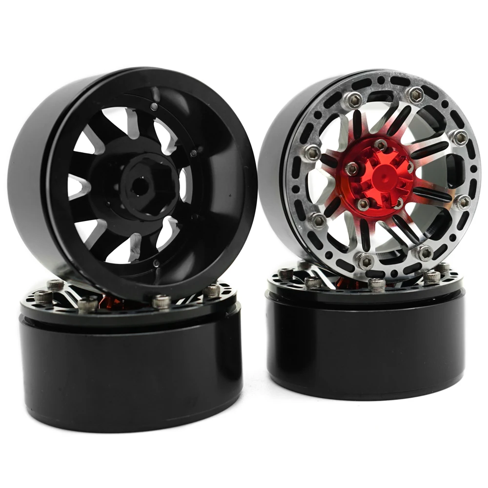 Колесные ступицы AXSPEED 1 9 дюйма металлические колесные диски для 1/10 RC Rock Crawler Axial SCX10
