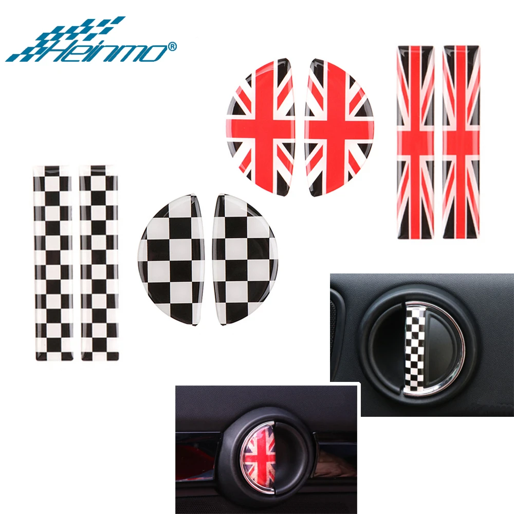 Автомобильный внутренний протектор дверной ручки Наклейка для MINI F 56 55 57 Countryman F60