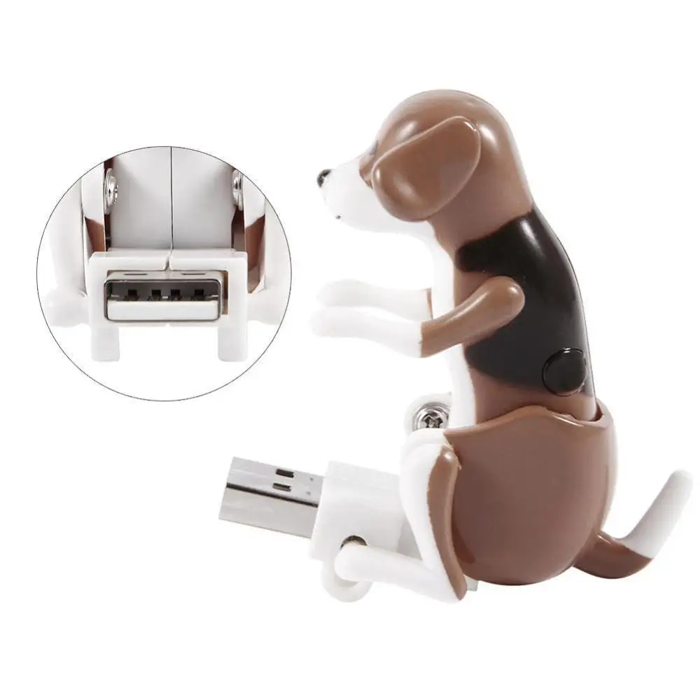 Забавная USB электронная собака ходьба движущаяся игрушка облегчение стресс