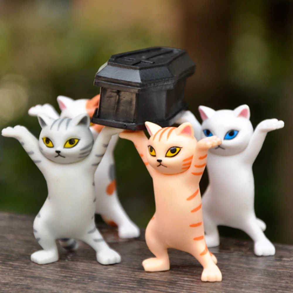 1 комплект кот Милый мультяшный Кот Игрушка подъемный танцующий гроб украшение