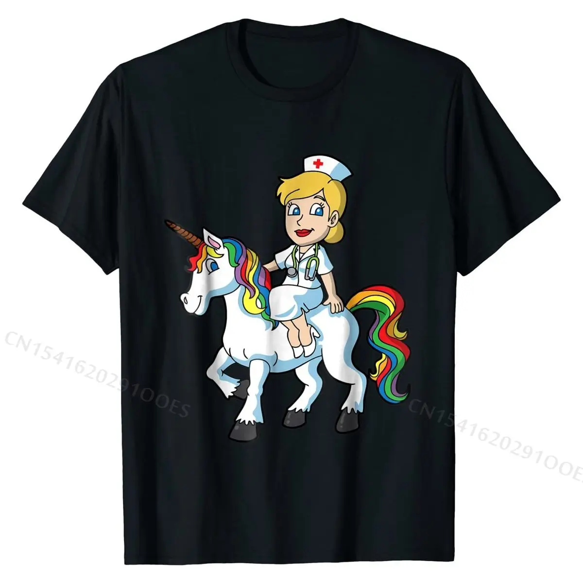 

Nurse Day Unicorn T-Shirt Nursing Shirt Gift Cotton Men's T Shirt Casual T Shirt Hip Hop