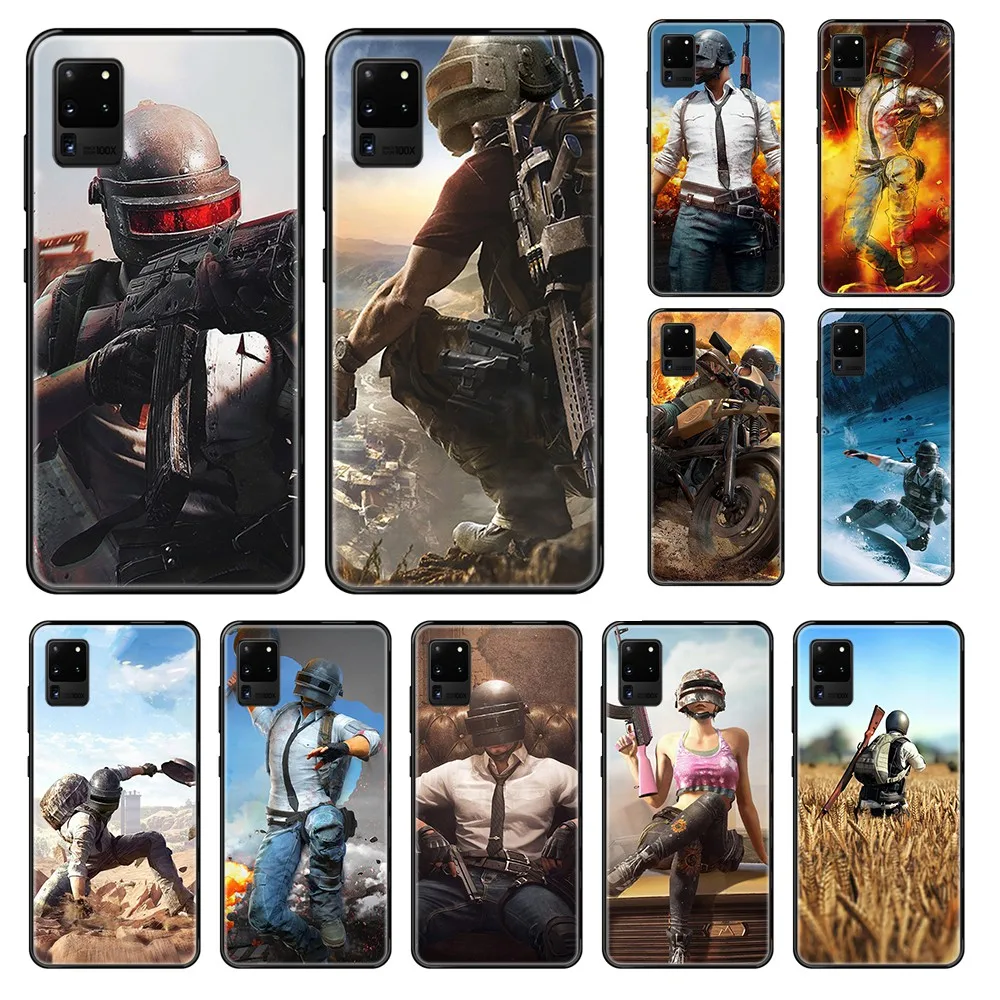 Лидер продаж модный роскошный чехол в стиле игры pubg черный для телефона Samsung Galaxy S