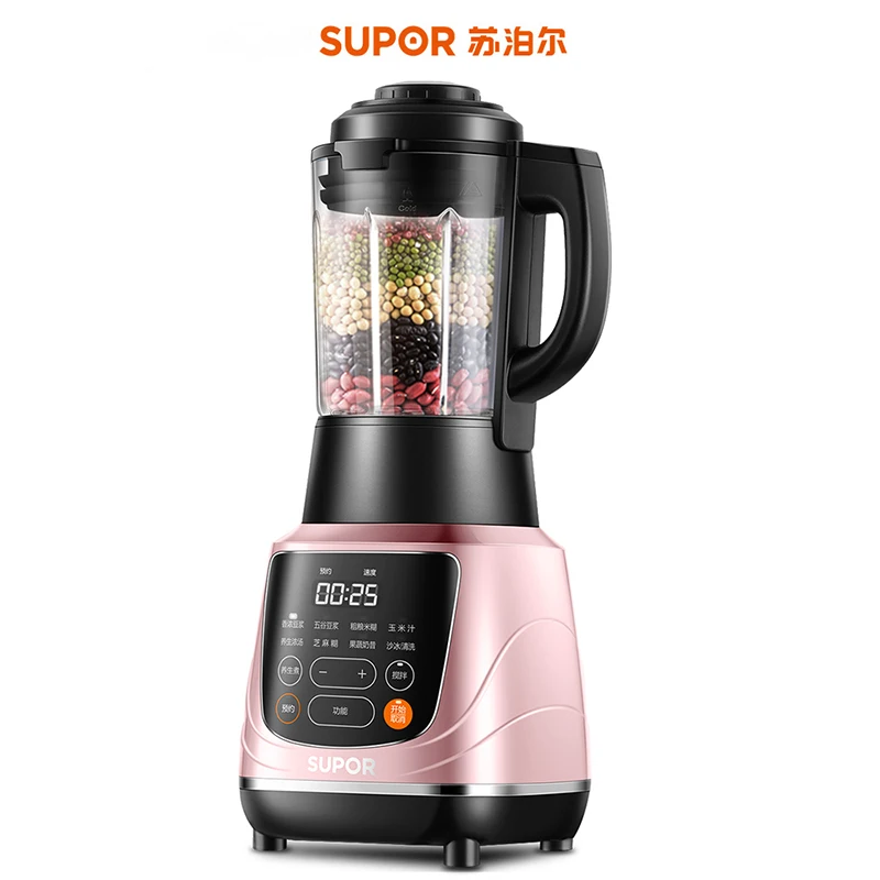 

kitchen Cytoderm Breaking Machine Household Heating heat preservation Automatic Food Mixer Multi-Function Soy Milk JuicerSUPOR