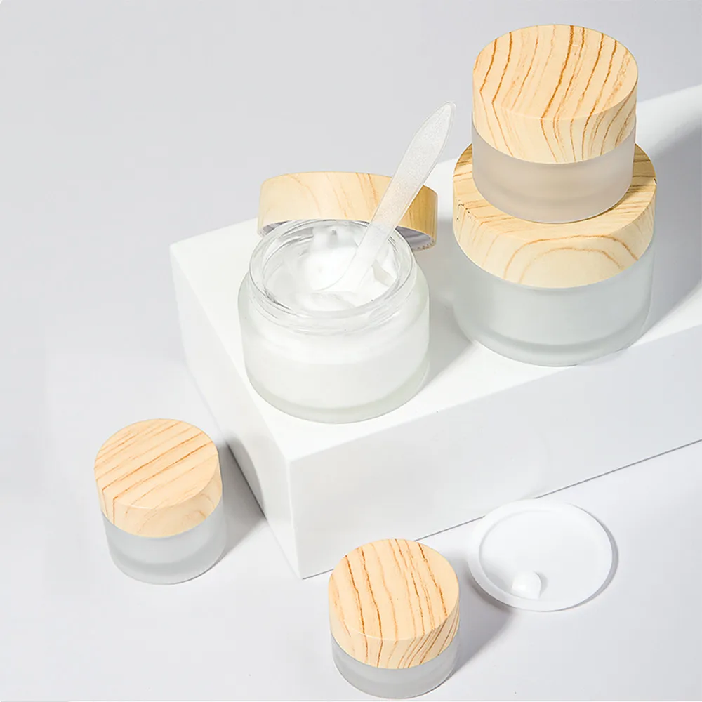 Прозрачная матовая стеклянная бутылка для крема 10 шт./лот 5 мл 15 многоразовая