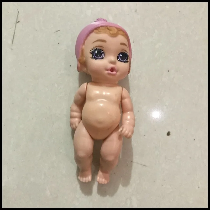 random 1pc USA Cute Mini Baby In My Pocket Doll Figure Toy Baby Doll DIY Decoration Gift
