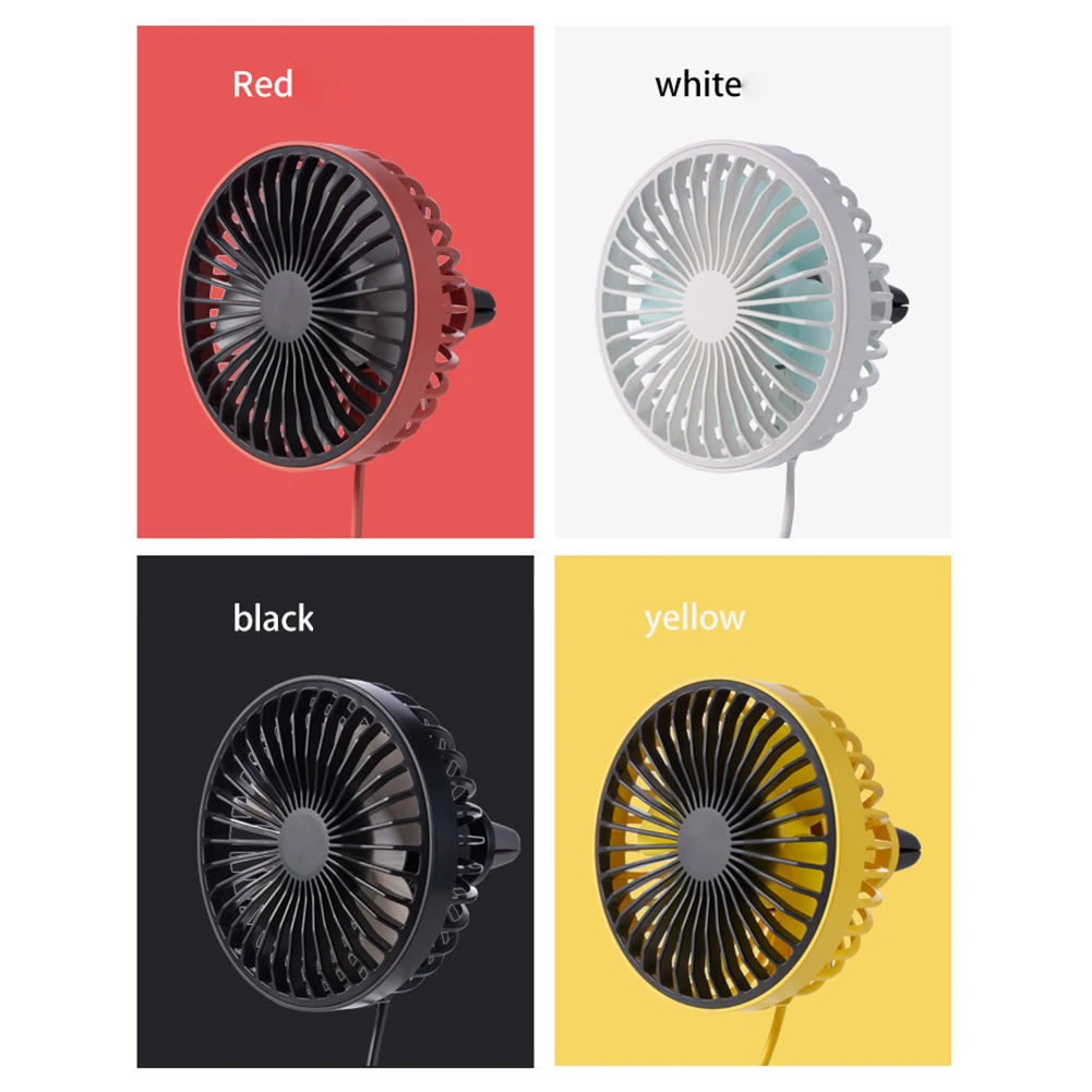 USB Электрический автомобильный Автомобильный Вентилятор с зажимом для