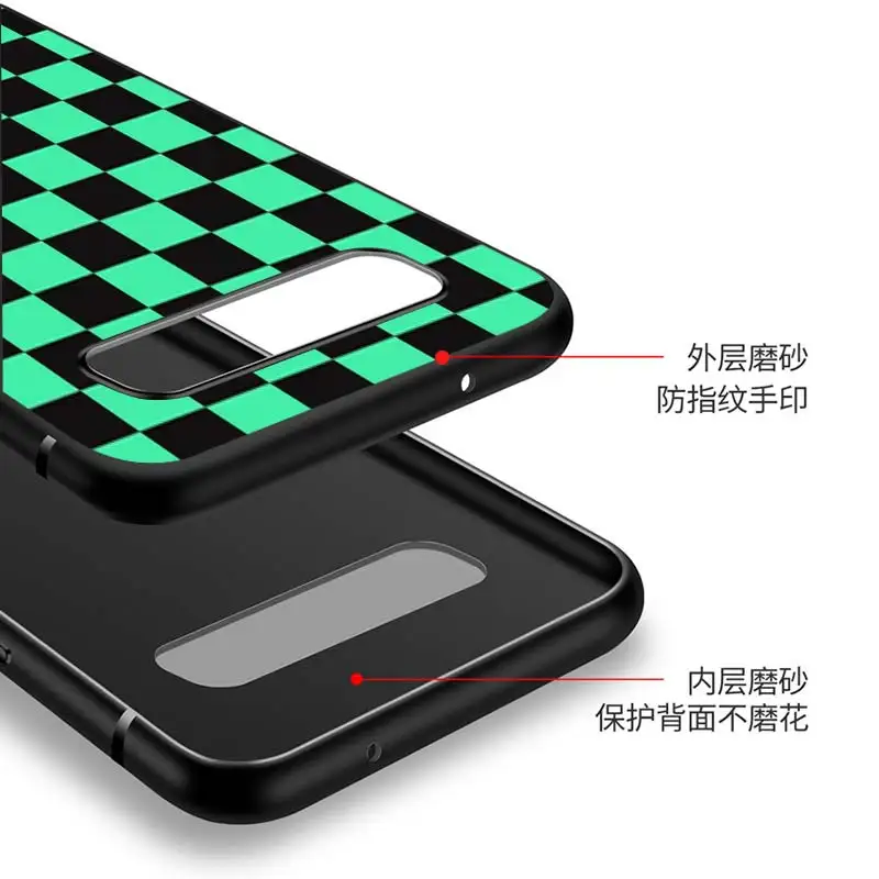 

Demon Slayer Anime for Samsung Galaxy Note 20 S20 FE Lite Ultra 10 9 8 Pro S10E S10 5G S9 S8 S7 S6 Plus Black Phone Case