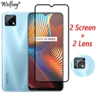 Закаленное стекло с полным покрытием для Oppo Realme 7i глобальная версия, Защита экрана для камеры Realme 7i, стекло для Oppo Realme 7i