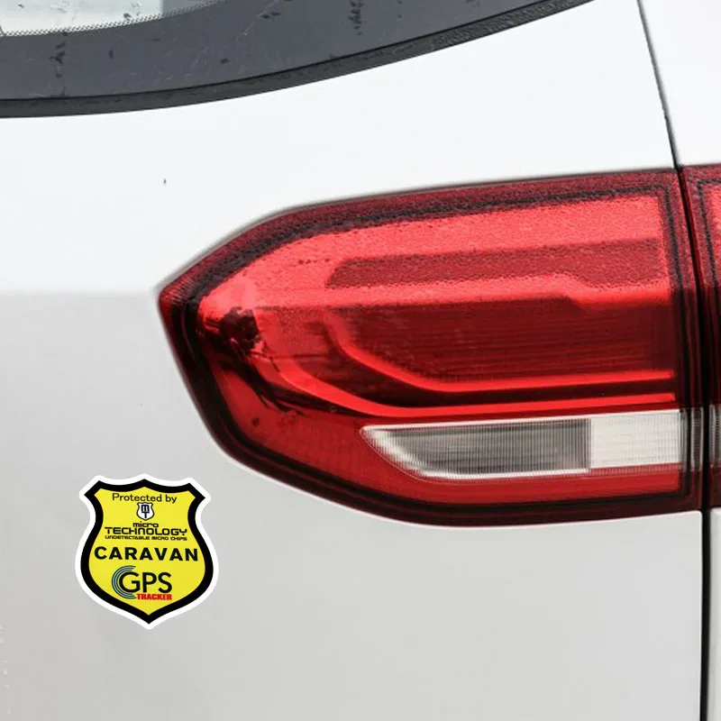 Интересный желтый защищенный технологией автомобильная наклейка с GPS аксессуары