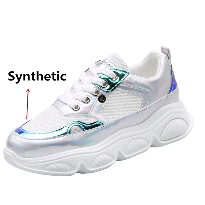 Женские кроссовки на плоской подошве FEDONAS классические из дышащей сетки с