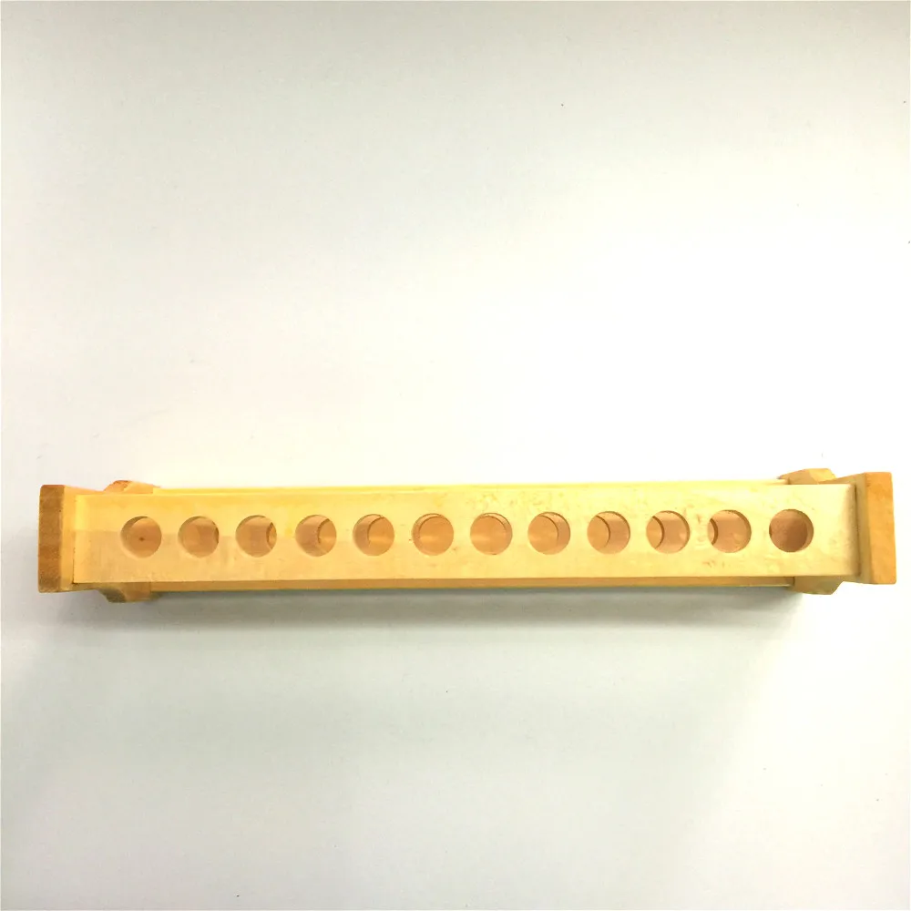 Деревянные пробирки с отверстиями толстые деревянные Колориметрические стенды