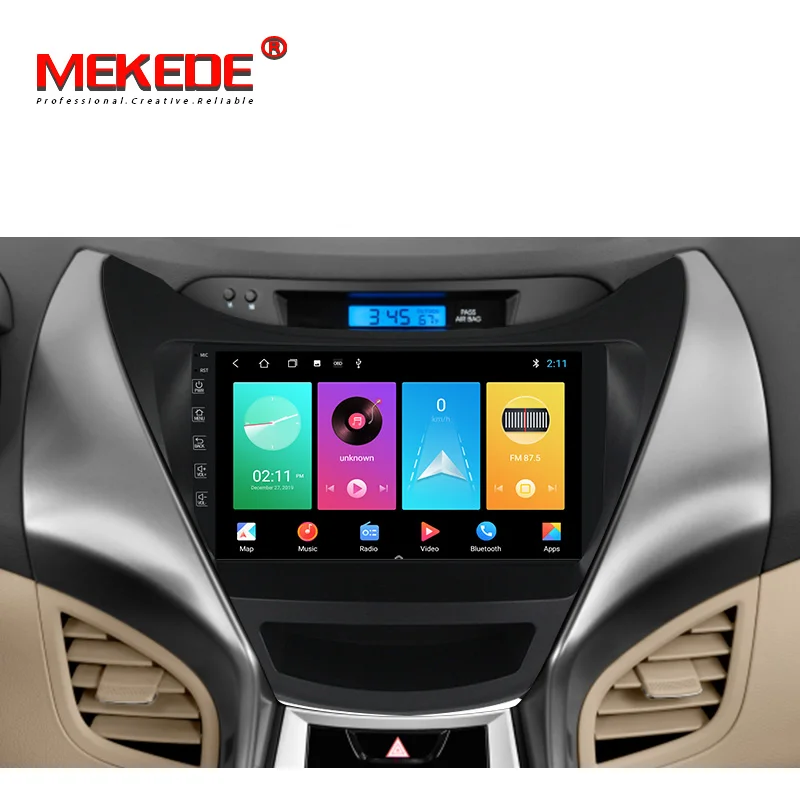 Android для Hyundai ELANTRA Avante 2012-2015 мультимедийный стерео автомобильный DVD-плеер SWC WIFI USB 4G