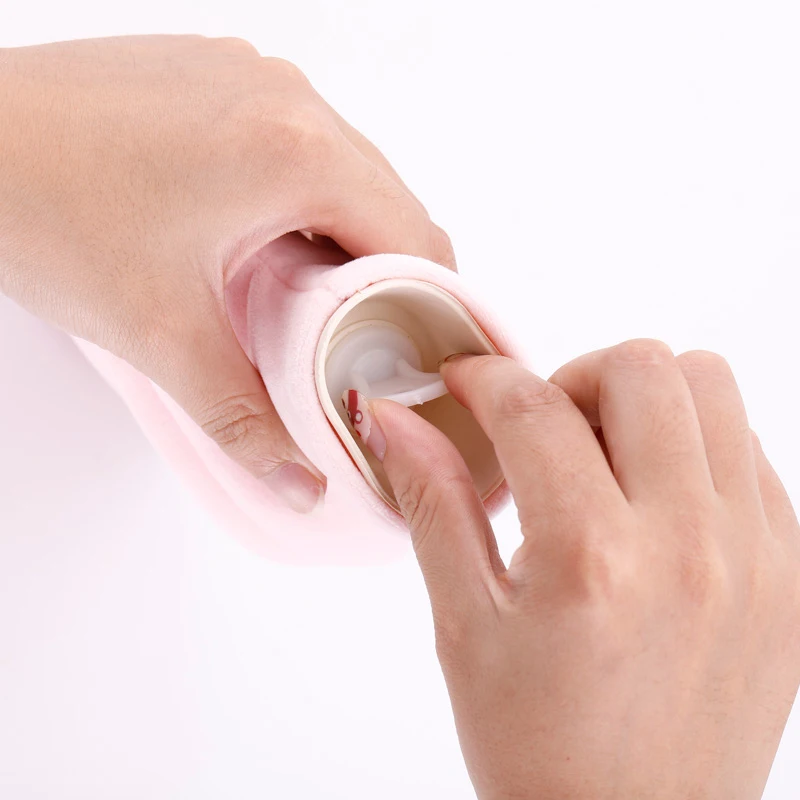 350 мл бутылка для горячей воды с принтом милого кота обогреватель рук снятие