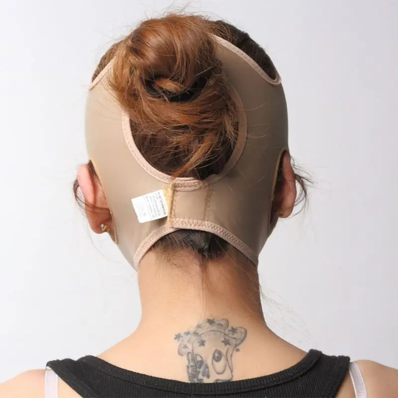 Тонкая маска унисекс для лица уменьшает двойной подбородок щек бандаж похудения